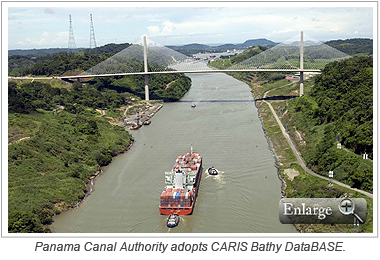 Panama Canal Authority adopts CARIS Bathy DataBASE.