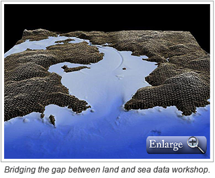 Bridging the gap between land and sea data workshop.