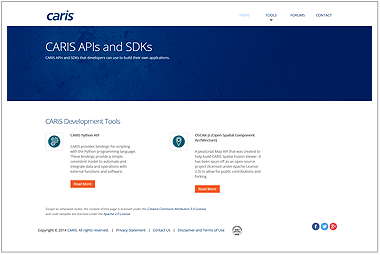 CARIS developers website