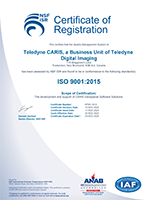 Teledyne CARIS ISO 9001:2015